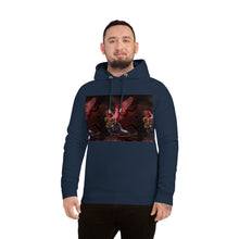 Load image into Gallery viewer, Hoodie - Black Profits Atelier Celestial Warrior Design for Empowerment and Protection
