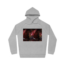 Load image into Gallery viewer, Hoodie - Black Profits Atelier Celestial Warrior Design for Empowerment and Protection
